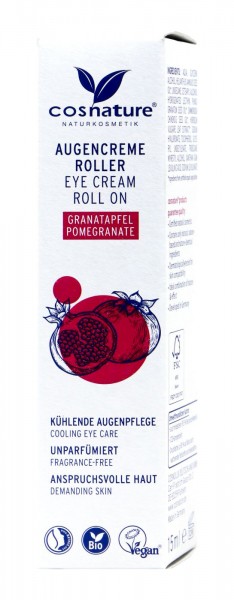 Cosnature Eye Cream Roller, 15 ml