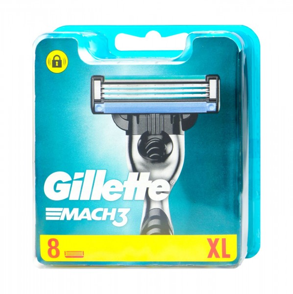 Gillette Mach 3+, 8-pack