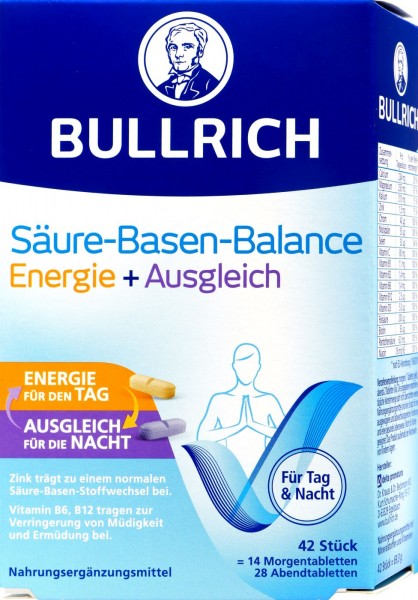 Bullrich Acid-Base Balance, Energy and Balance, tablets, 42 pack