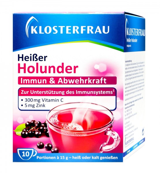 Klosterfrau Hot Elderberry sachet, 10-pack