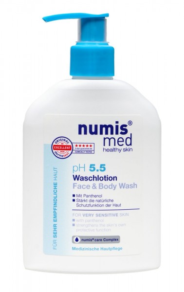 Numis Med PH 5.5 Sensitive Body Wash, 200 ml
