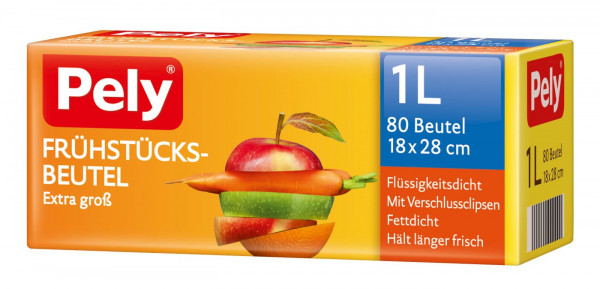 Pely Breakfast bag roll 18 x 30, 80 pcs