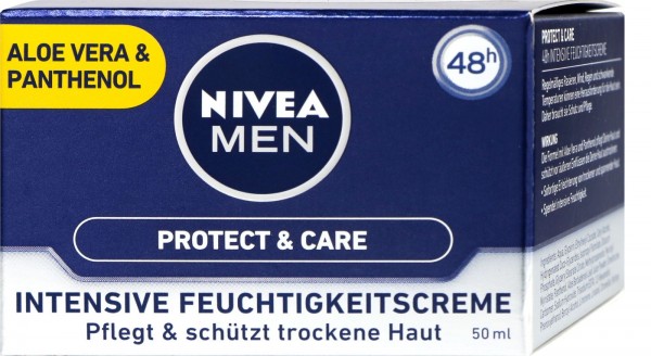 Nivea Men Intensive Protect and Care Moisturiser, 50 ml