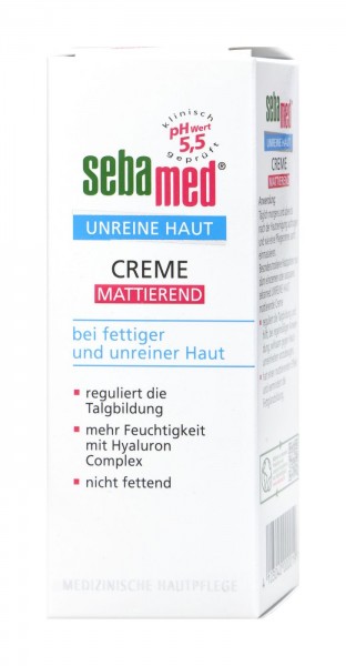 Sebamed Blemished Skin Mattifying Cream, 50 ml