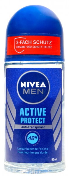 Nivea Men Active Protect Roll-On, 50 ml