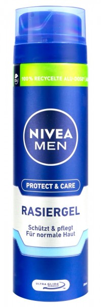Nivea Men Protect and Care Shaving Gel, 200 ml
