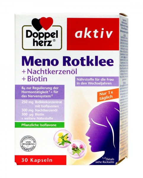 Doppelherz Meno Red Clover, 30-count