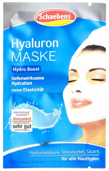 Schaebens Hyaluron Hydro Boost Mask, 2 x 5 ml