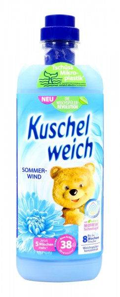 Kuschelweich Summer Wind 38 Washing Loads, 1 l