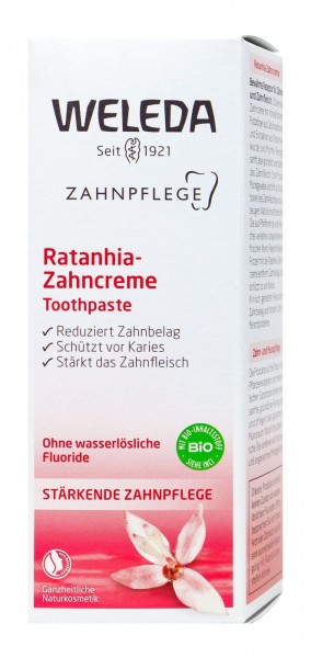 Weleda Ratanhia Toothpaste, 75 ML