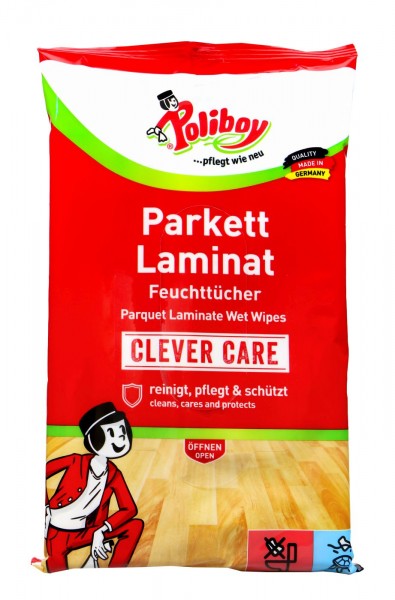 Poliboy Wet Wipes Parquet & Laminate, 15 pcs.
