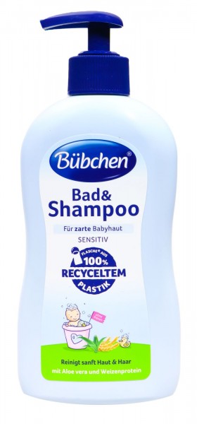 Bübchen Baby Bath & Shampoo Sensitive, 400 ml