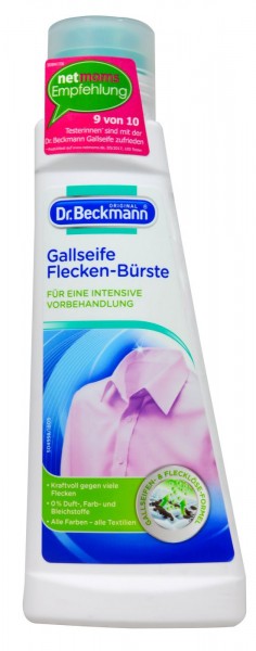 Dr. Beckmann Ox-Gall Soap with Brush, 250 ml