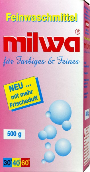 Milwa Delicates Detergent for Coloured and Delicate Laundry, 500 g