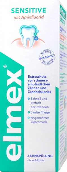 Elmex Sensitive Mouthwash, 400 ml