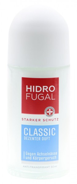 Hidrofugal Classic Deodorant Roll On, 50 ml