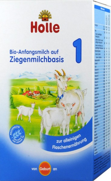 Holle Organic Infant Milk 1, Goat's Milk, 400 g
