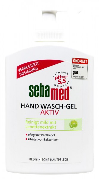 Sebamed Active Hand Wash Gel, pump dispenser, 300 ml
