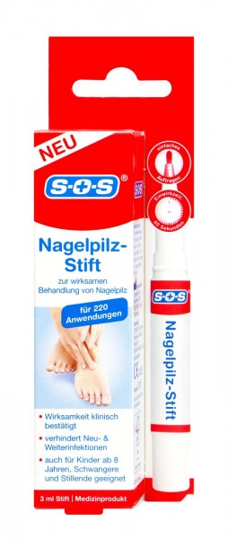 SOS Nail-Help Pen for Nail Fungus, 3 ml