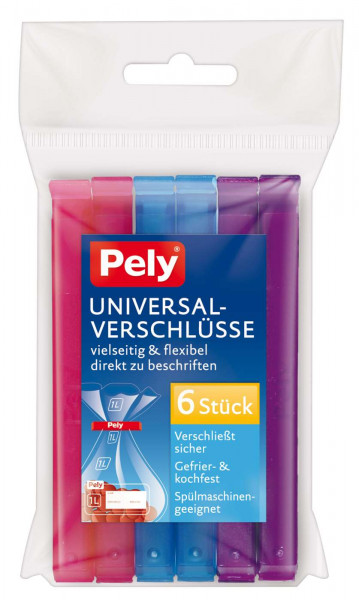 Pely Universal Closures, 6 pcs
