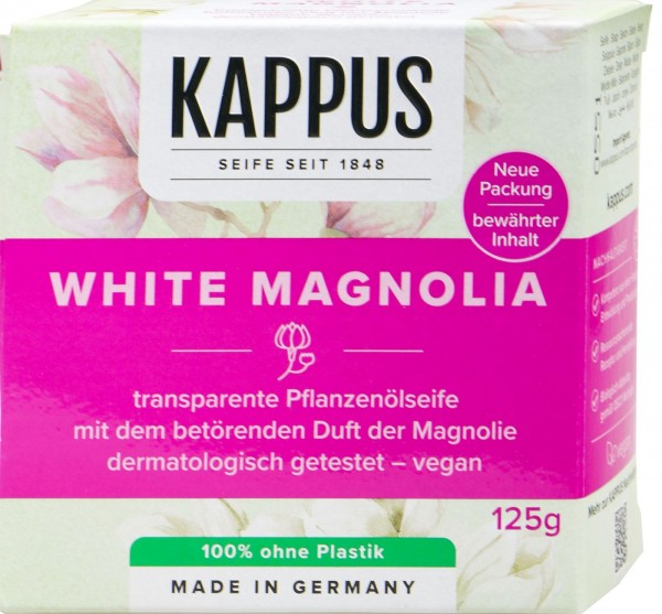 Kappus White Magnolia Soap, 125 g