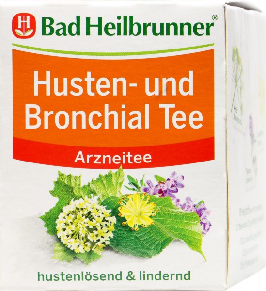 Bad Heilbrunner Cough and Bronchial Tea, 8 sachets