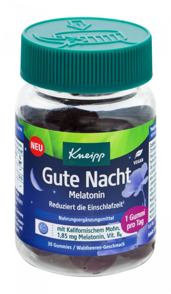 Kneipp Good Night Melatonin Gummies, 30 sachets