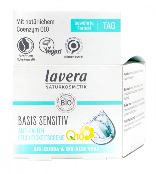 Lavera Basis Sensitiv Moisturizing Cream Q10, 50 ml