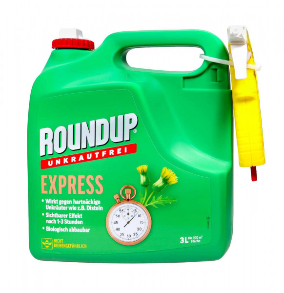 Roundup Weed-Free Express Spray Bottle, 3.0 Litres
