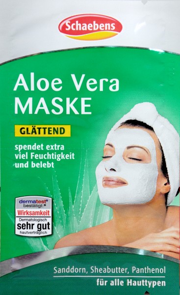 Schaebens Aloe Vera Mask, 2x5 ml
