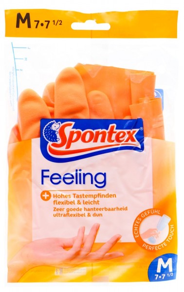 Spontex Feeling Gloves, 7 - 7.5