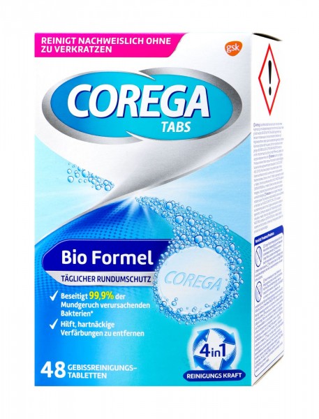 Corega Organic Formula Tabs, 48-count
