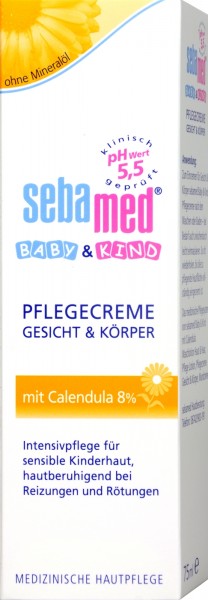 Sebamed Baby Calendula Cream, 75 ml