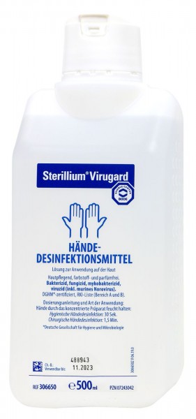 Sterillium Virugard Hand Disinfectant, 500 ml