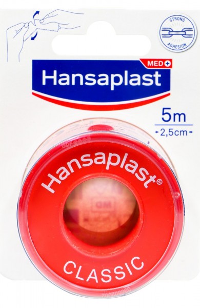 Hansaplast Plaster 5 m : 2,50 cm, 1-pack
