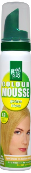 Hennaplus Colour Mousse, Gold Blonde, 75 ml