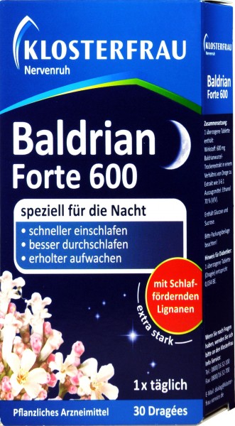 Klosterfrau Valerian Forte 600, 30-pack