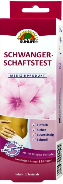Sunlife Pregnancy Test, 1-pack
