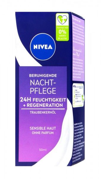 Nivea Visage Sensitive Night Cream, 50 ml