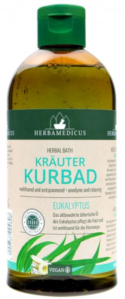 Herbamedicus Eucalyptus Herbal Bath, 500 ml