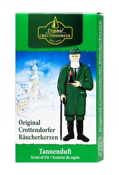 Crottendorfer Incense Candles, Pine scent, 24-pack