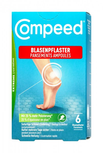 Compeed Extreme Blister Plasters, medium, 6-pack