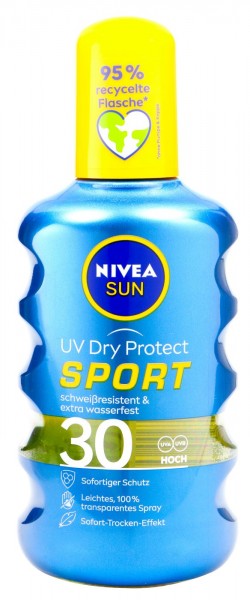 Nivea Transparent Sun Spray SPF 30, 200 ml