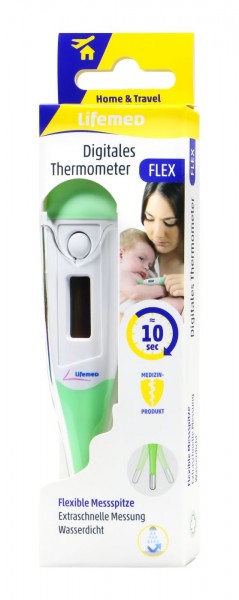 Lifemed Digital Clinical Thermometer Flex, 1-pack