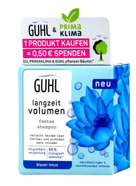 Guhl Long Term Volume Solid Shampoo with Box, 75 gr