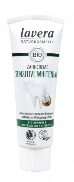 Lavera Sensitive Whitening Toothpaste, 75 ml