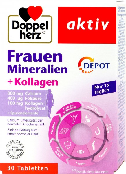 Doppelherz Women's Minerals 2-Phase Complex, 30-count