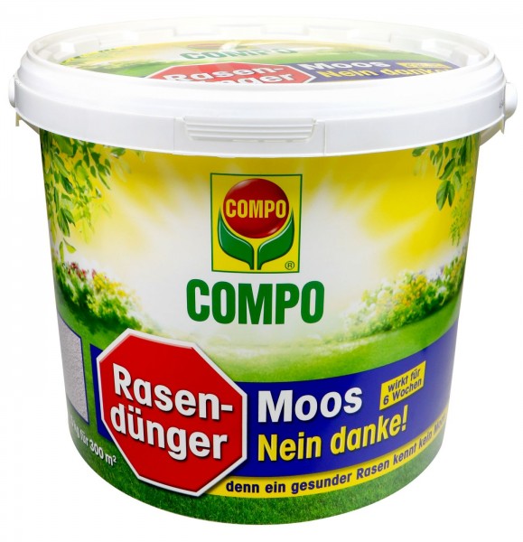 Compo Lawn Fertiliser Moss, 8 kg
