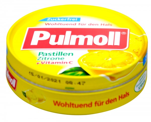 Pulmoll Lemon, sugar-free, 50 g