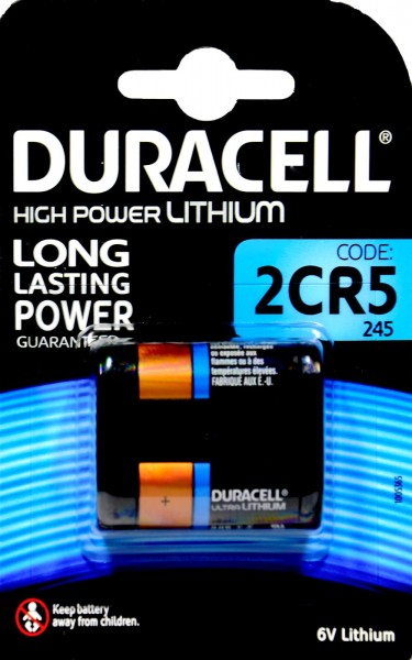 Duracell Ultra 2CR5, 6.0 V